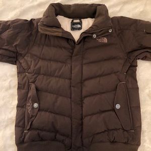 BROWN NORTH FACE PUFFER